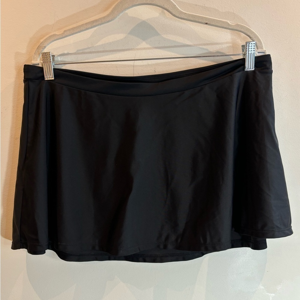 CACTUS Sz 1X Stretch Jersey Sheen Elasticized Waist Beach Skirt NEW WITH TAG